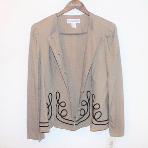 Jessica Howard Blazer Tan Size 16